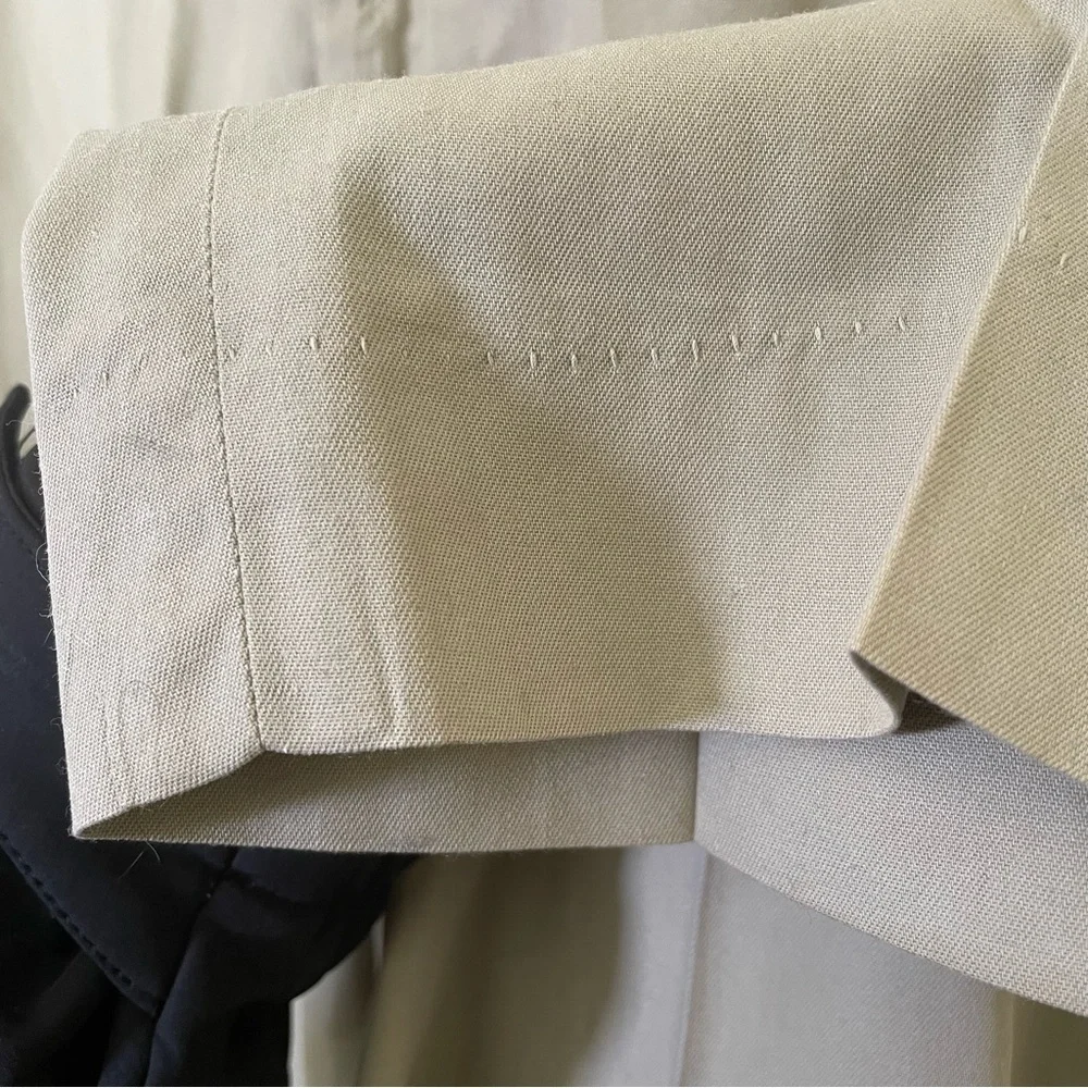 Vintage 1960s Military SH-1505 Type 1 Class 2 Twill Tan Trousers // 34x31 - Picture 5 of 6